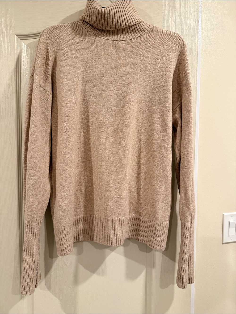 Old Navy Women’s Turtleneck Sweaters in Light Tan and Grey